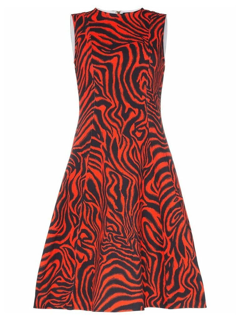 Calvin Klein 205W39nyc Sleeveless Printed Midi-Dress - Red