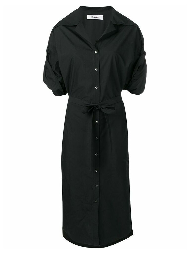 Chalayan poplin shirt dress - Black