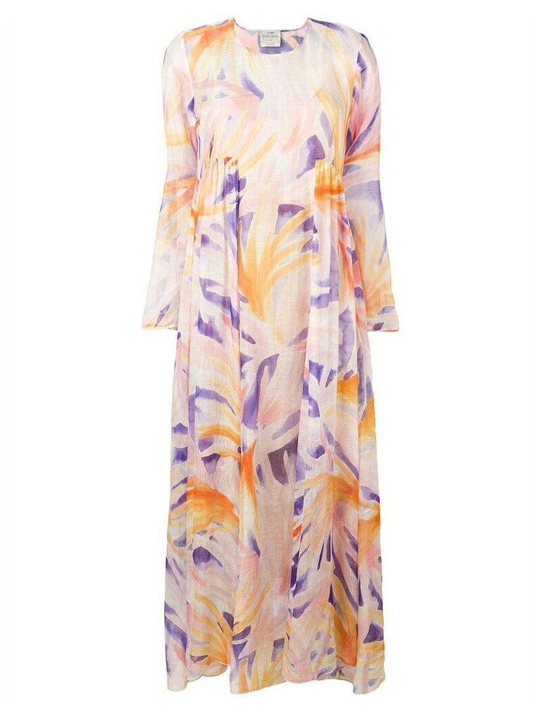 Forte Forte printed maxi dress - PINK