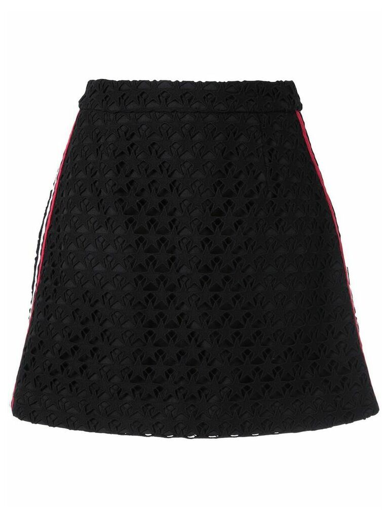 Guild Prime embroidered star skirt - Black