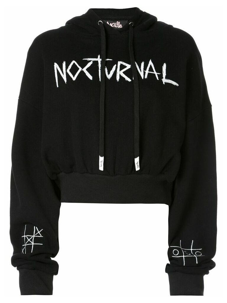 Haculla cropped hooded sweatshirt - Black