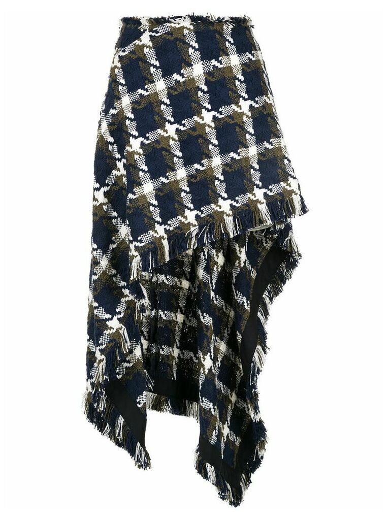 Monse tweed asymmetrical skirt - Multicolour