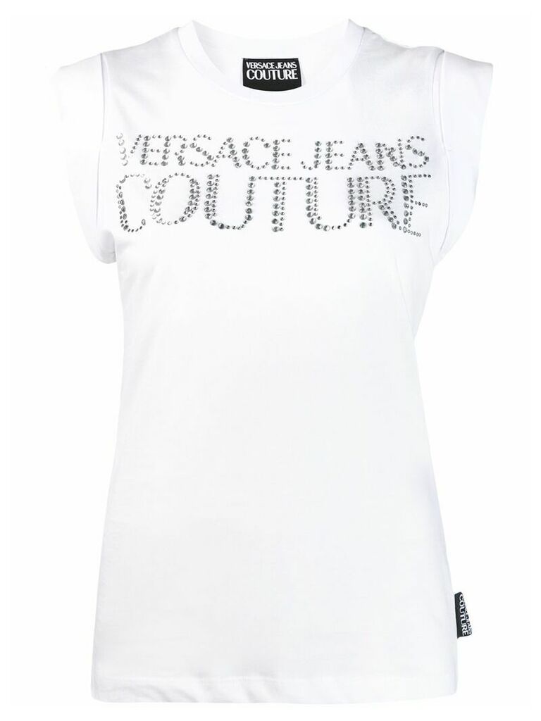 Versace Jeans Couture studded logo T-shirt - White