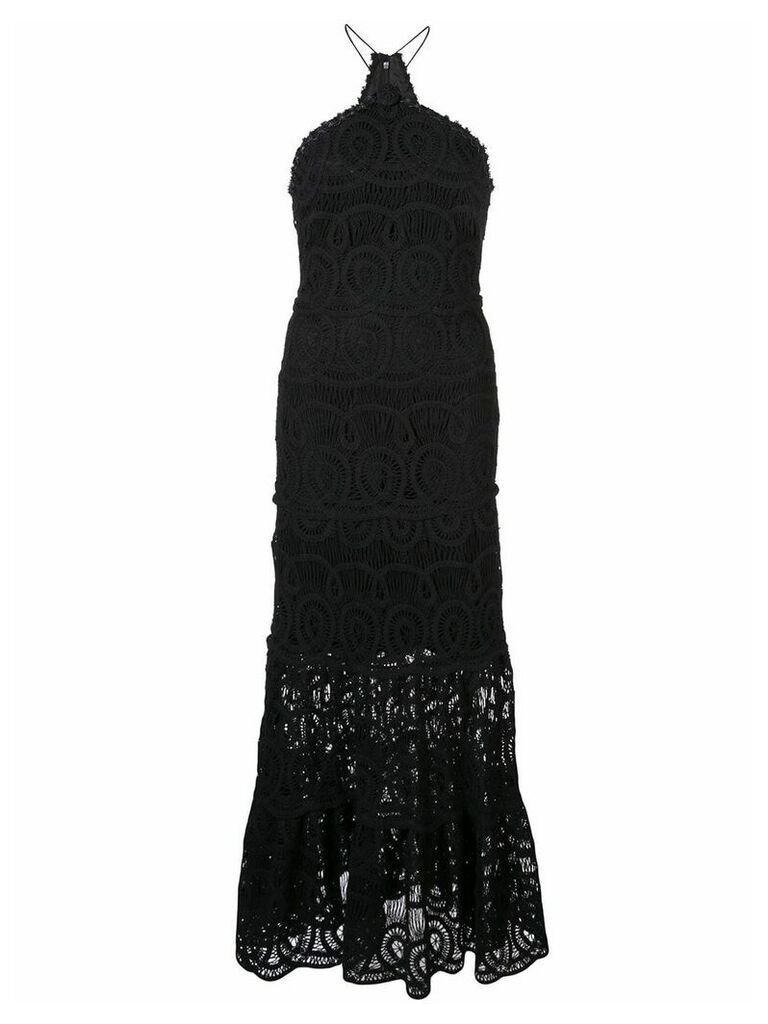 Alexis Yvonna crochet dress - Black