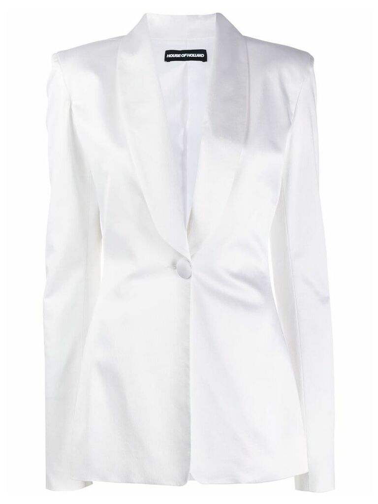 House of Holland classic single-breasted blazer - White
