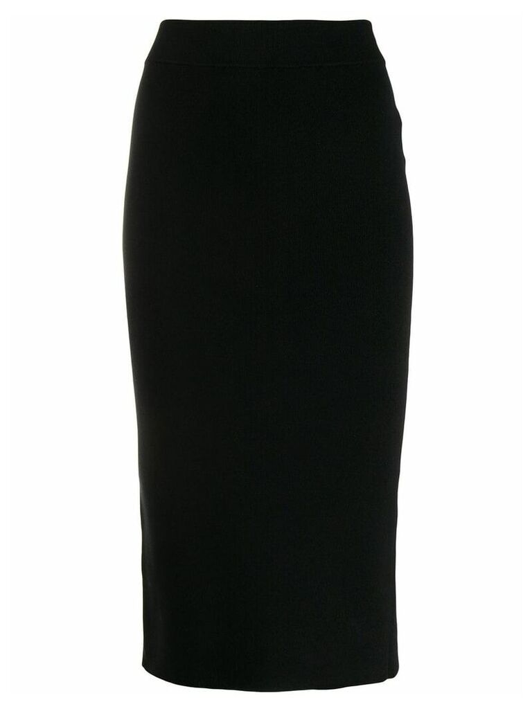 T By Alexander Wang Foundation bodycon skirt - Black