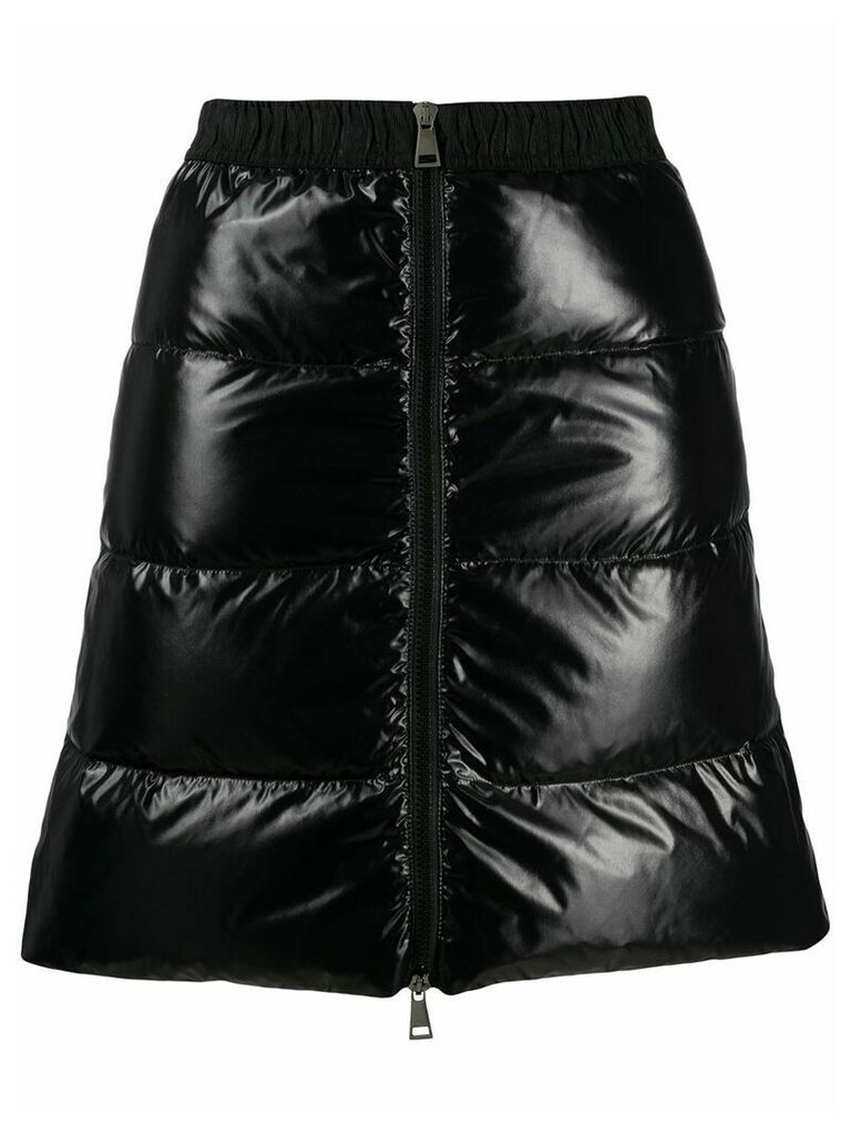 Moncler padded mini skirt - Black