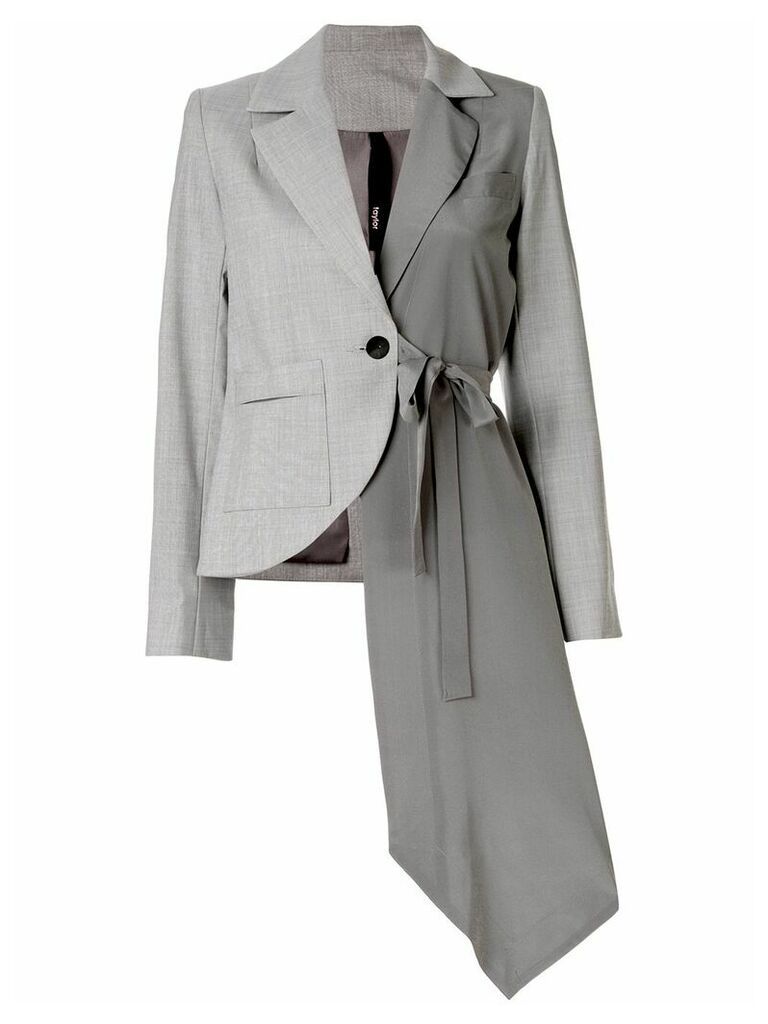 Taylor Slide asymmetric blazer - Grey