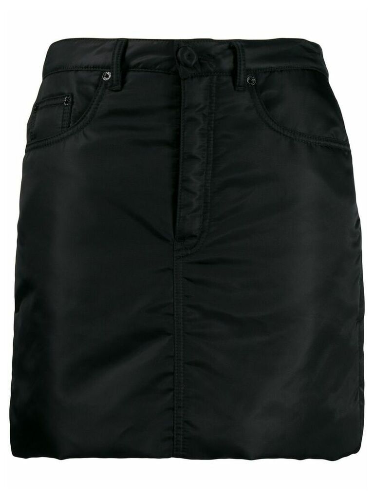 MM6 Maison Margiela padded straight skirt - Black