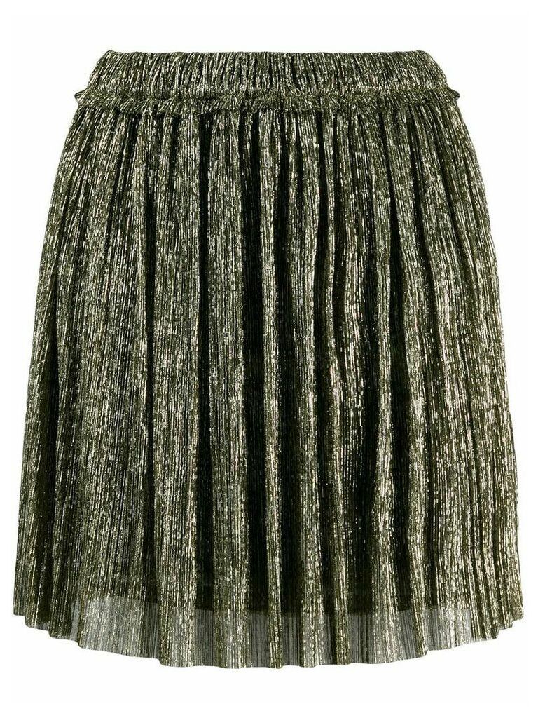 Isabel Marant Étoile micro pleated mini skirt - GOLD
