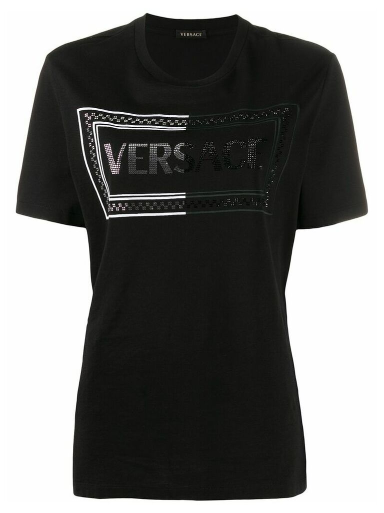 Versace 90s logo T-shirt - Black