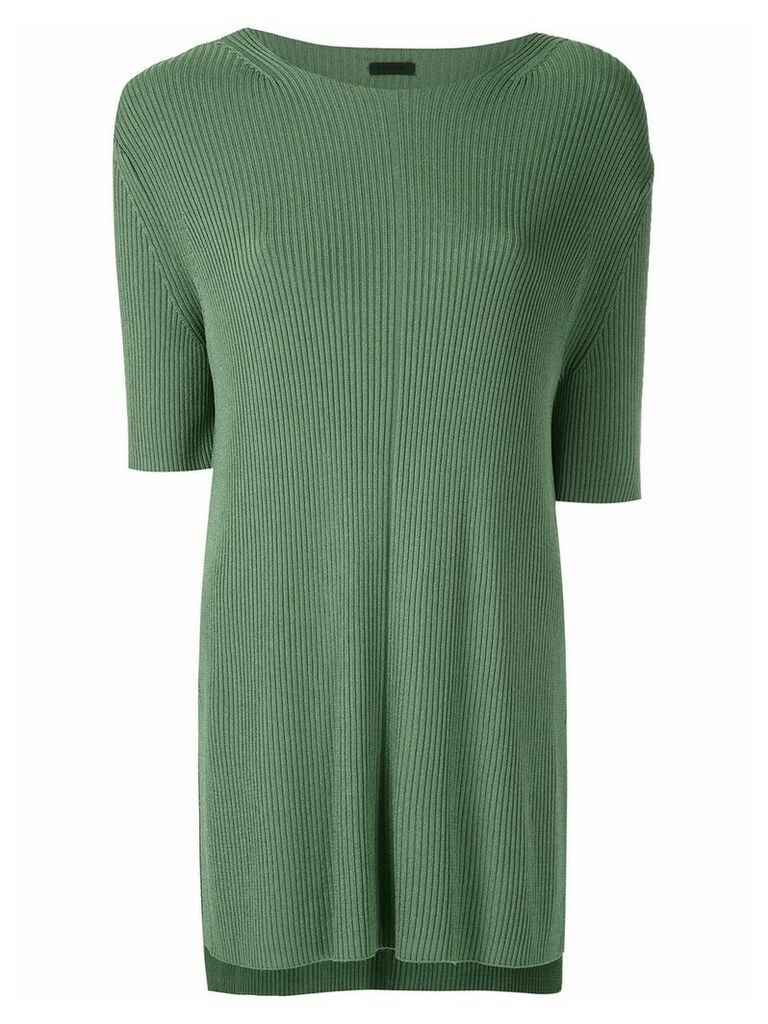 Osklen ribbed knit blouse - Green