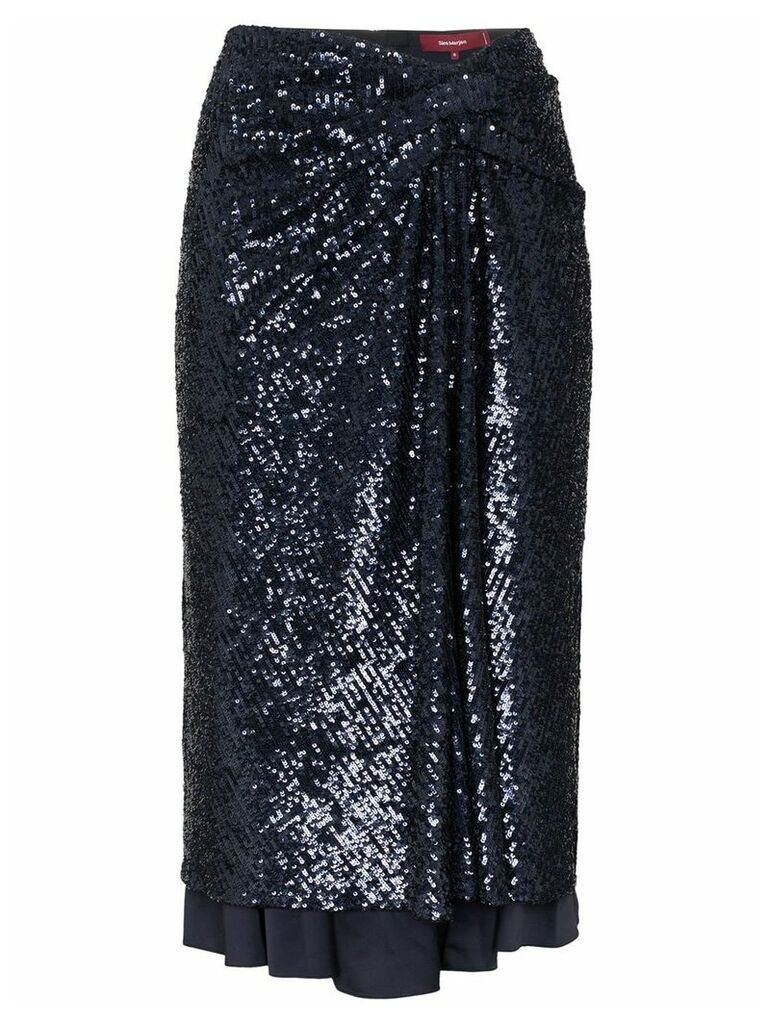 Sies Marjan Kayla sequin midi skirt - Blue