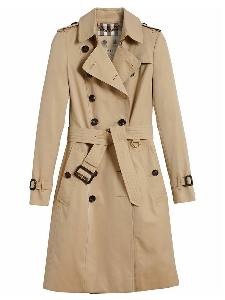 Burberry The Chelsea Long Trench Coat - NEUTRALS