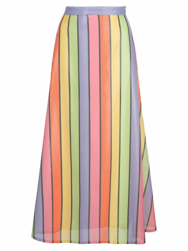 Olivia Rubin high-waist striped skirt - Multicolour