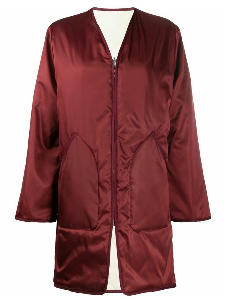 Filippa K York quilted reversible coat - Red