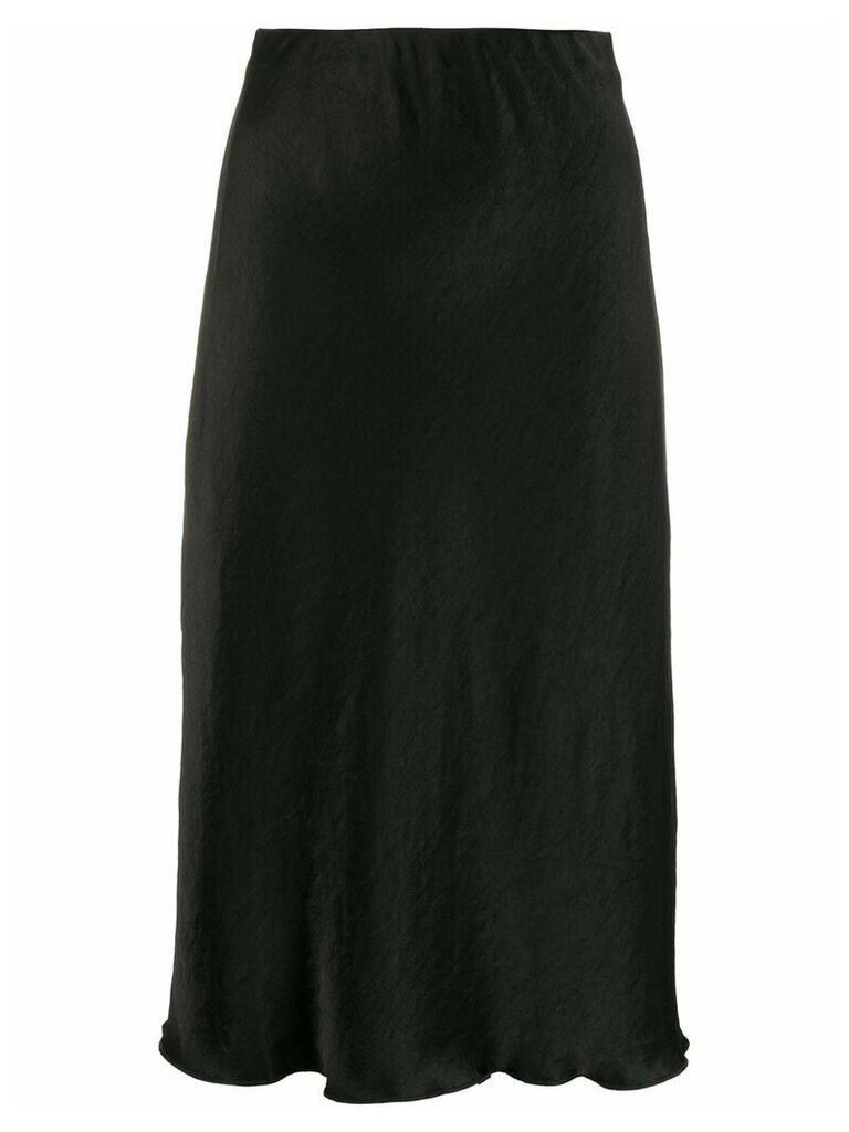 Nanushka high-waisted mid-length skirt - Black