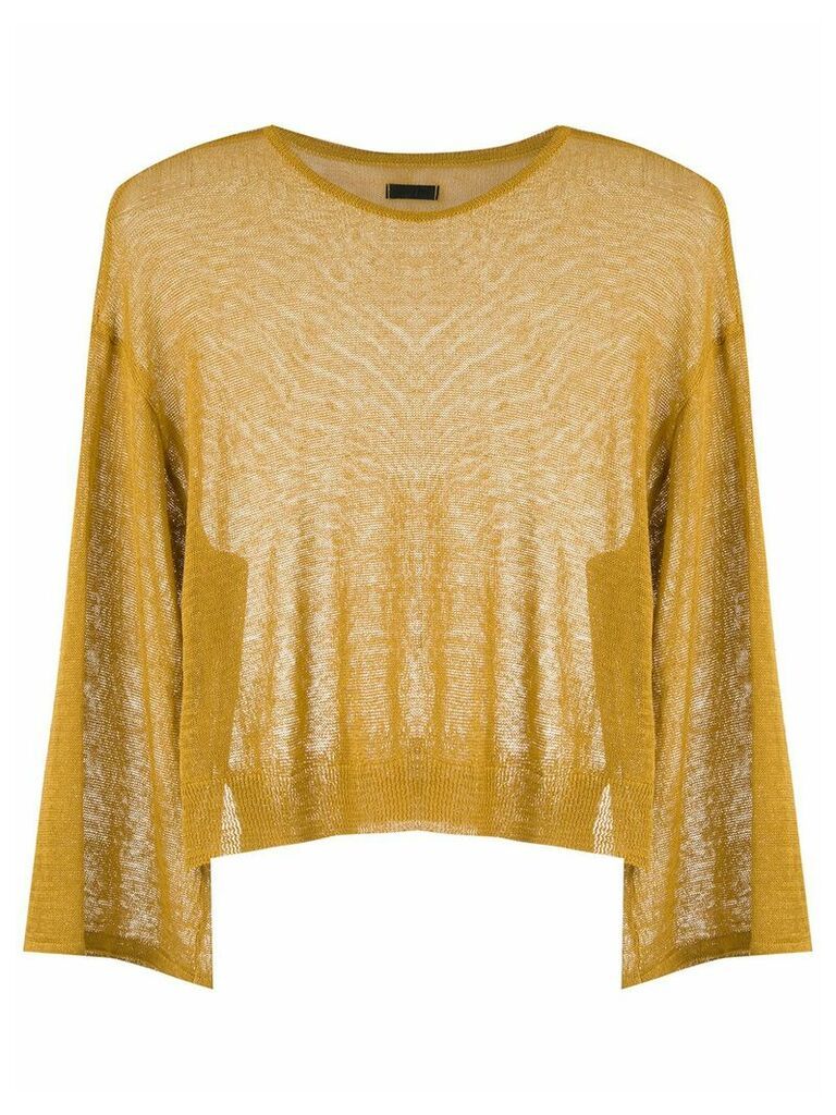 Osklen knitted linen blouse - Yellow
