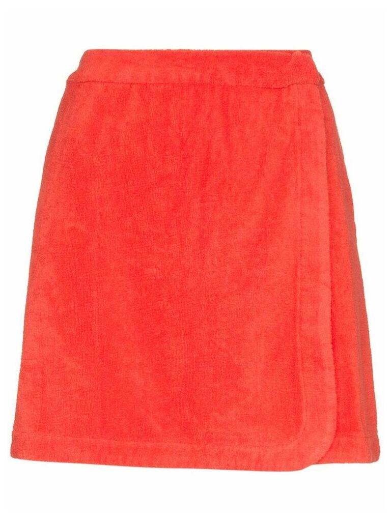 Terry Dolce wrap skirt - Red
