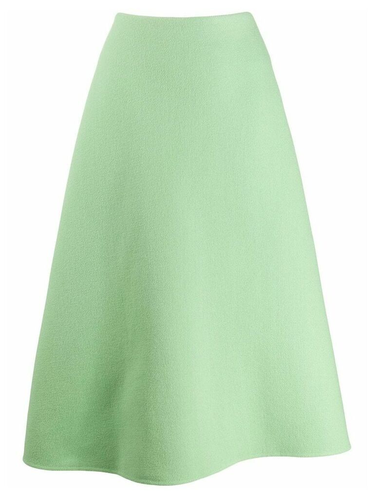 Marc Jacobs textured A-line skirt - Green