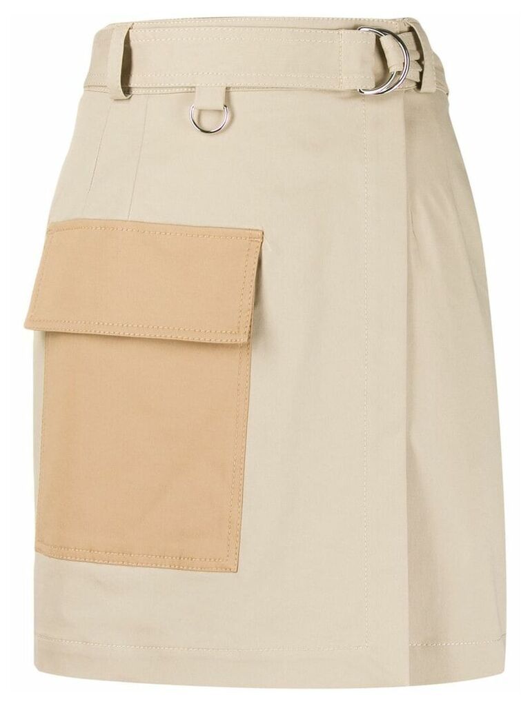 MSGM utility wrap skirt - Neutrals