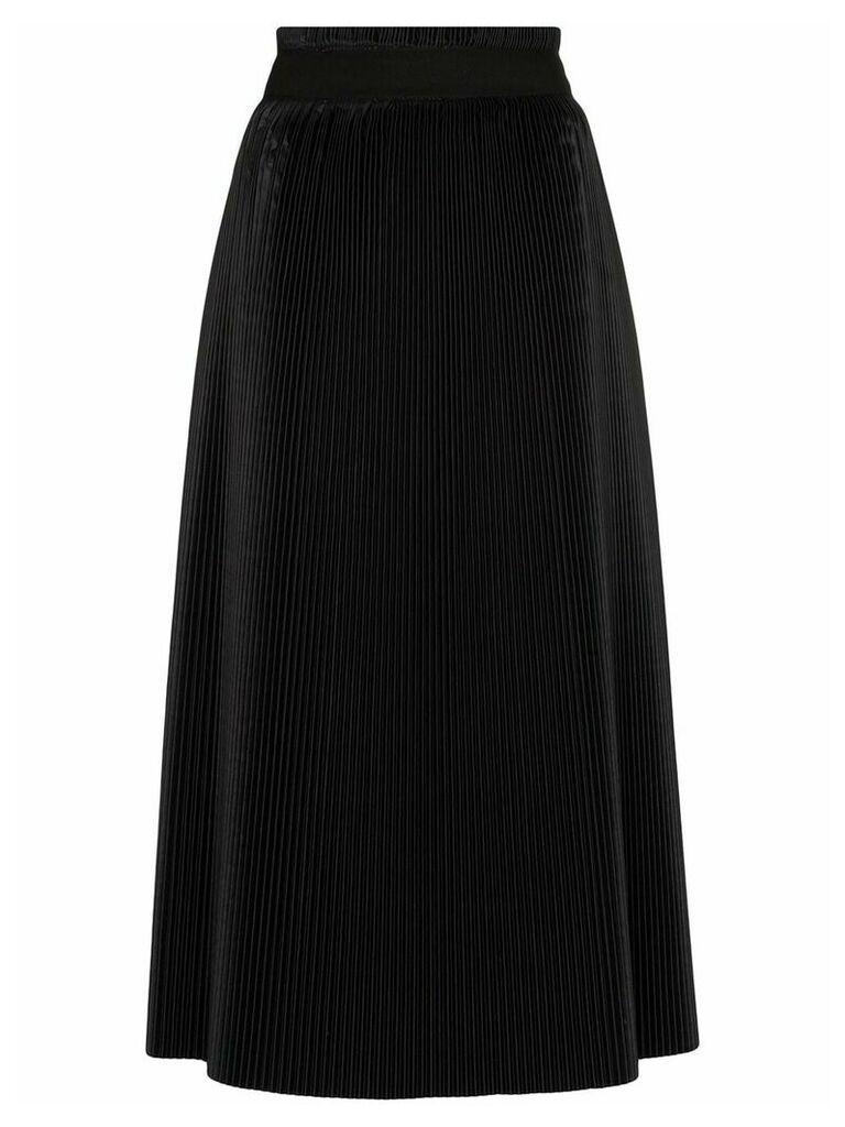 Jil Sander Marzia pleated midi skirt - Black