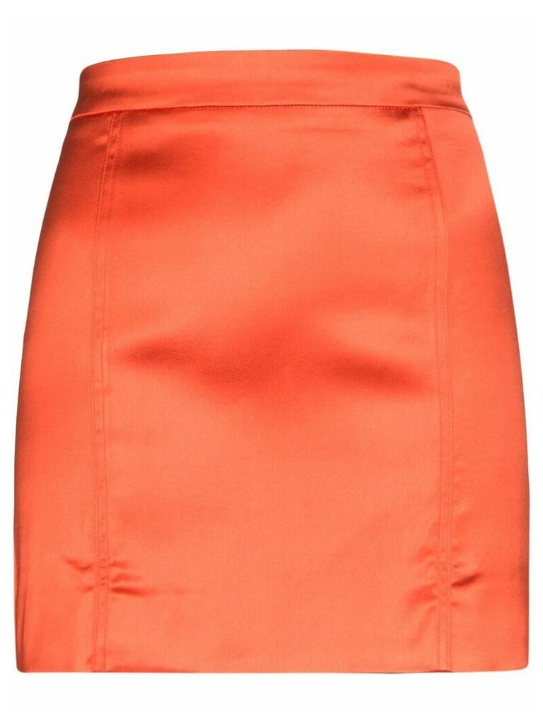 GAUGE81 Tuscany mini skirt - ORANGE