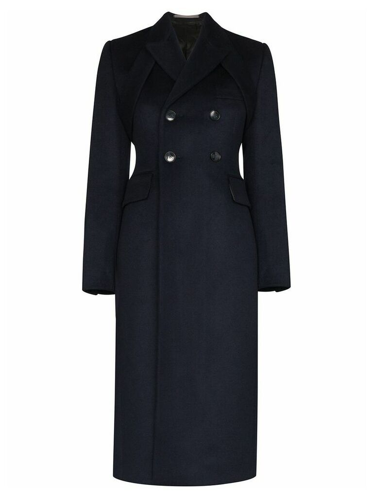 GmbH double breasted tailored coat - Blue