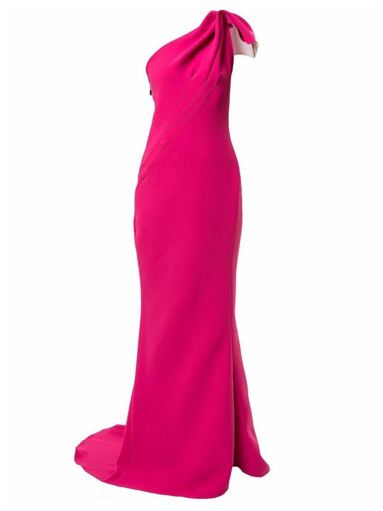 Maticevski Accompany one-shoulder gown - PINK