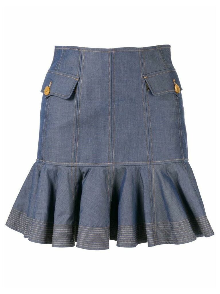 Acler Delton skirt - Blue