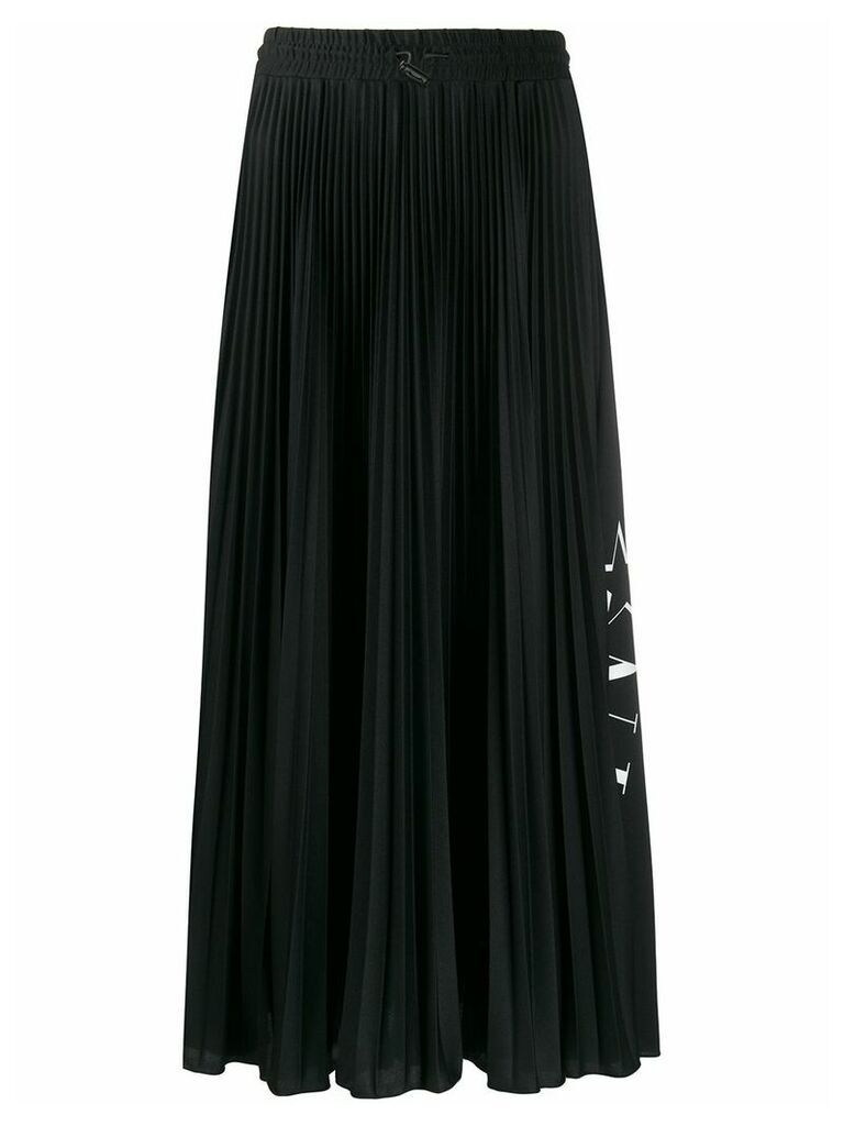Valentino VLTN STAR pleated skirt - Black