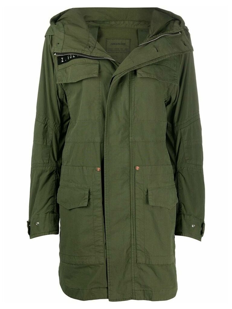 Zadig & Voltaire King hooded parka - Green