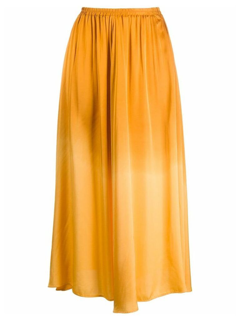 Forte Forte pleated high-rise skirt - GOLD