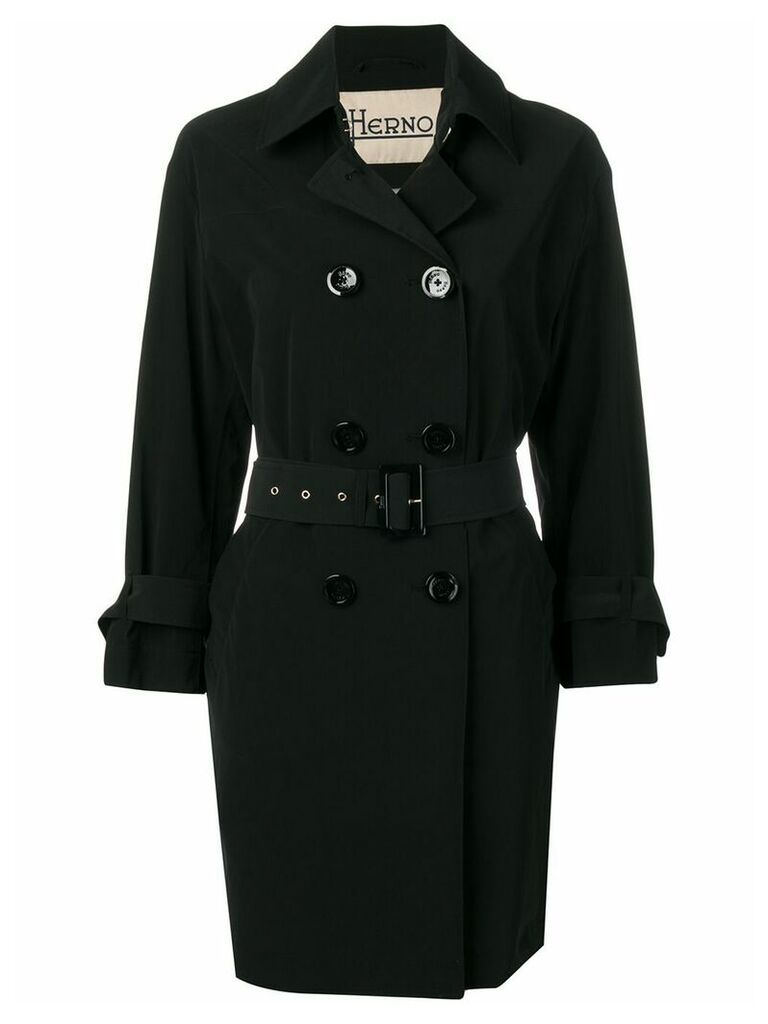 Herno belted trench coat - Black