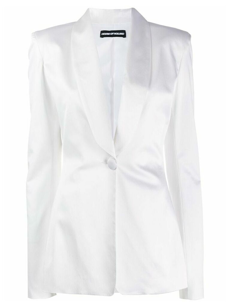 House of Holland classic single-breasted blazer - White