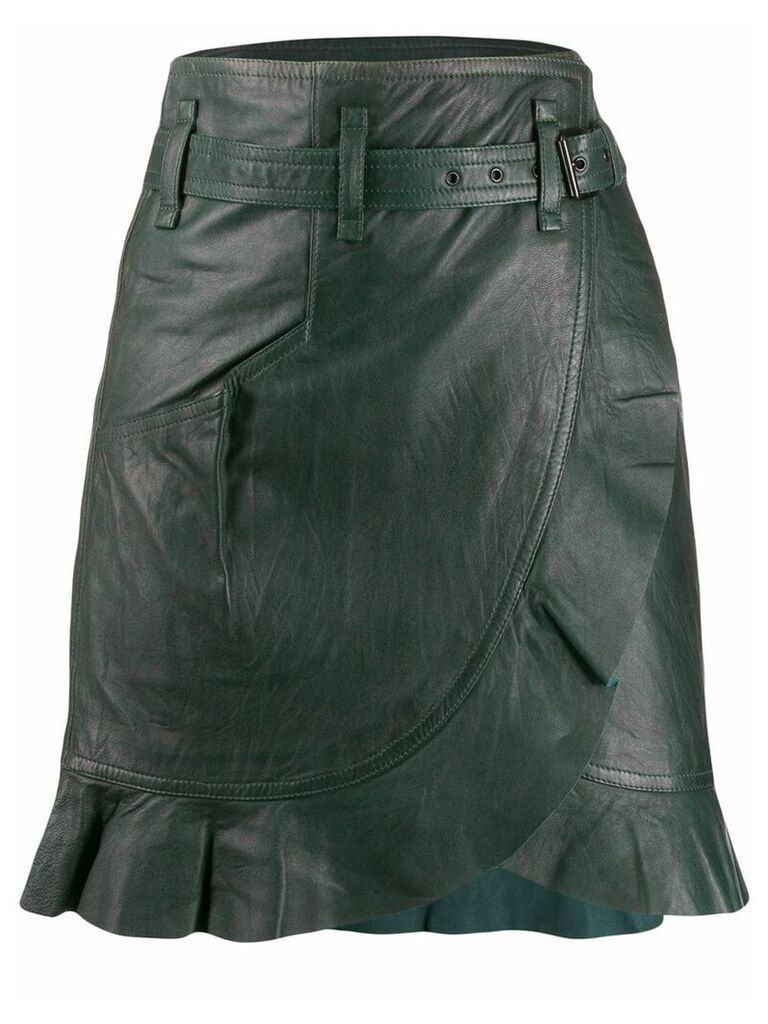 Isabel Marant Étoile wrap-front skirt - Green
