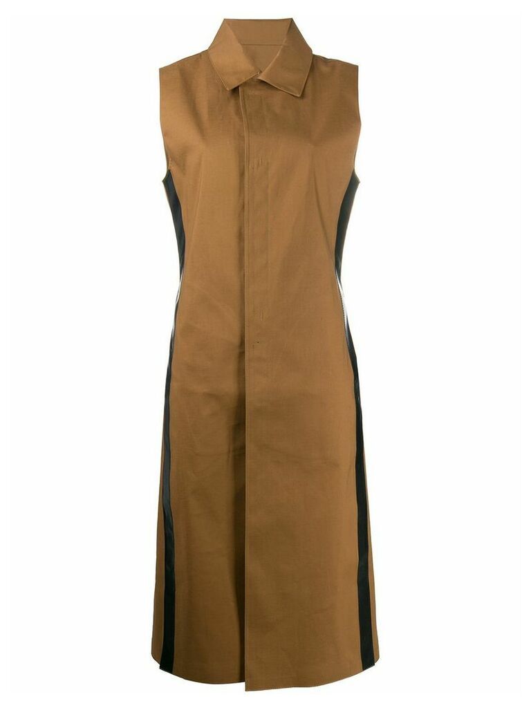 1017 ALYX 9SM sleeveless shirt dress - Brown