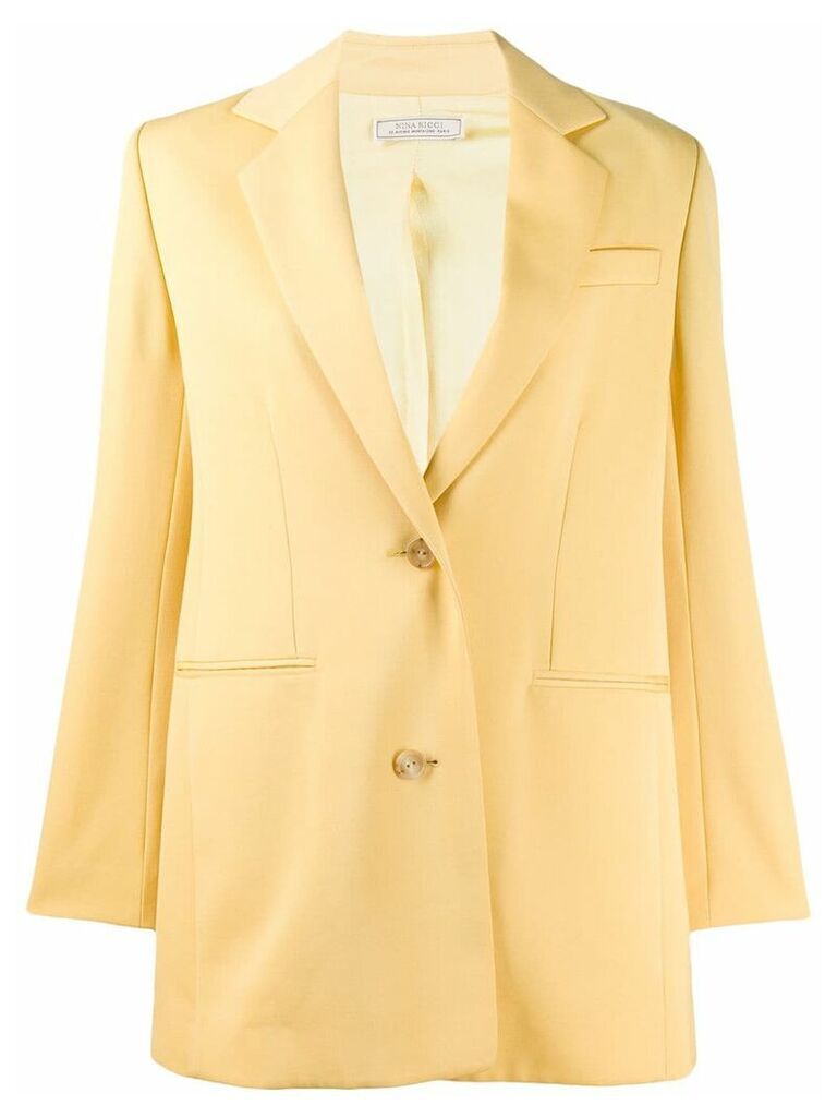 Nina Ricci oversized tailored blazer - Yellow