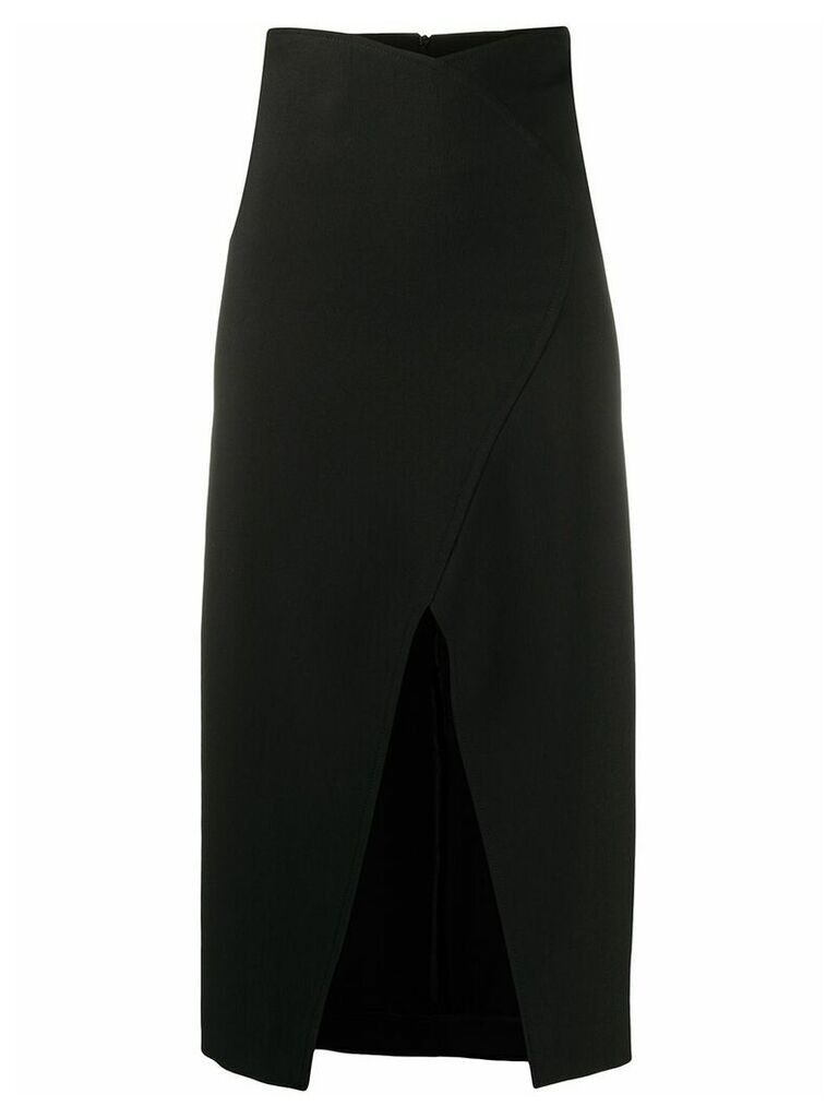 Totême front slit skirt - Black