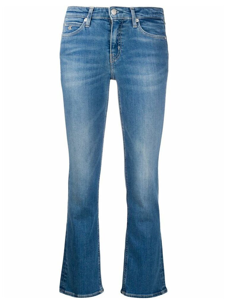 Calvin Klein Jeans mid-rise flared jeans - Blue