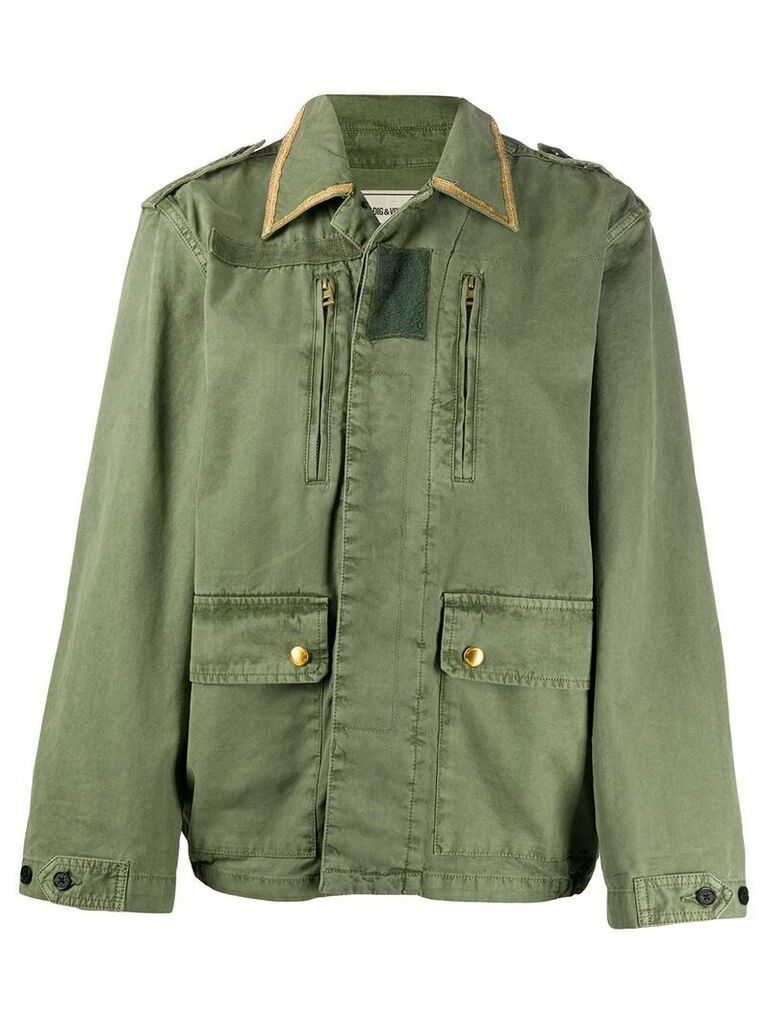 Zadig & Voltaire Kid military jacket - Green