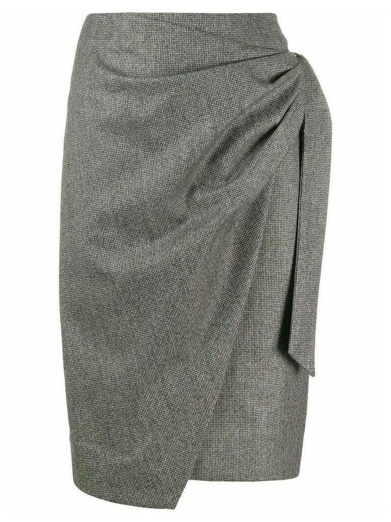 Isabel Marant draped wrap skirt - Grey