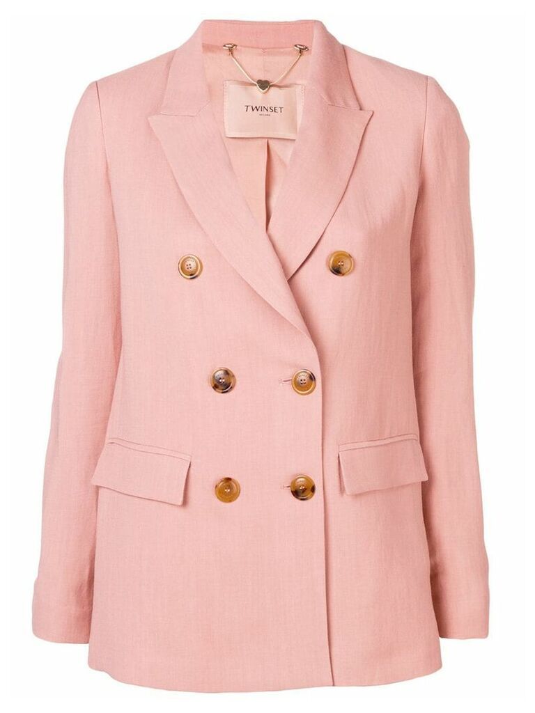 Twin-Set double breasted blazer - PINK