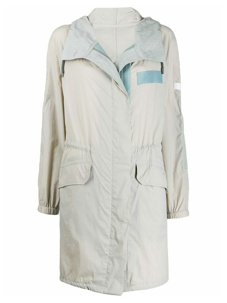 Yves Salomon Army lightweight rain coat - Grey