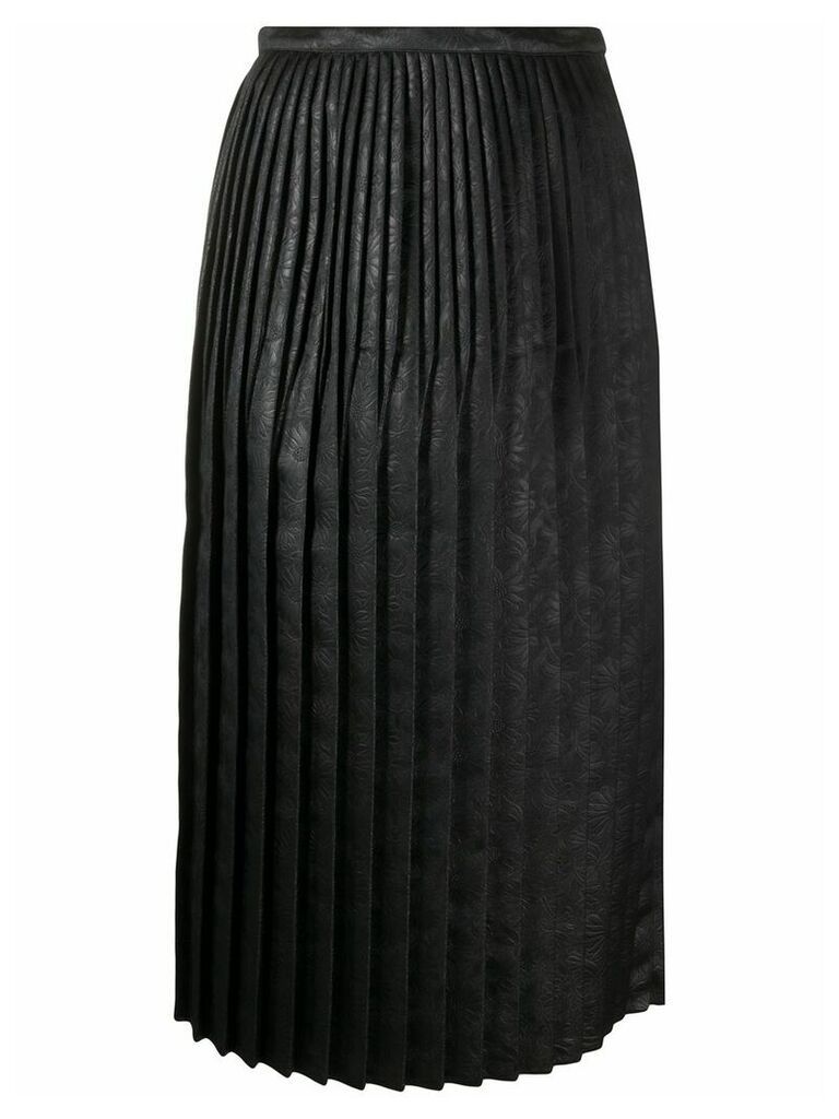Marni pleated jacquard skirt - Black
