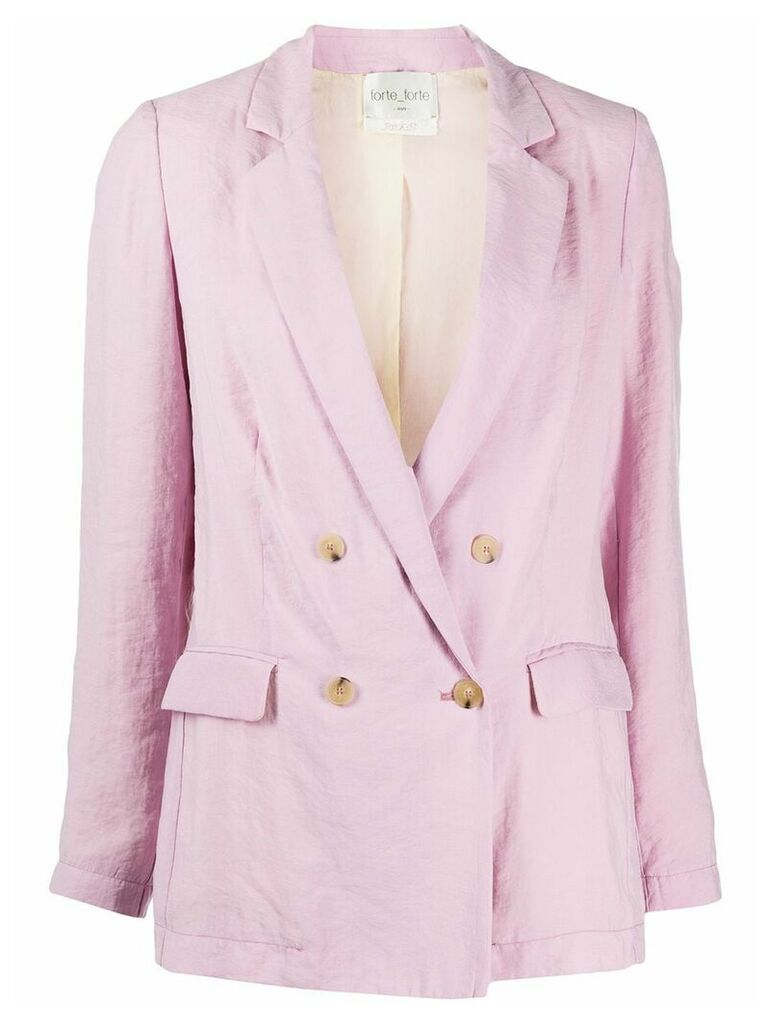 Forte Forte double breasted blazer - PINK