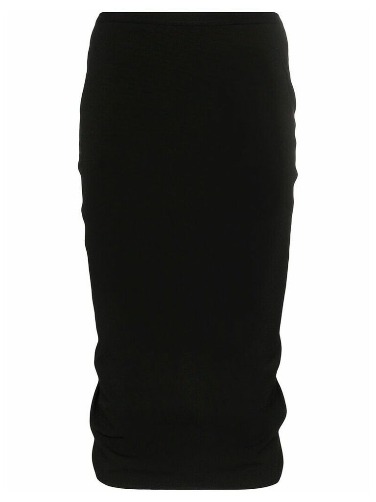 Rick Owens high-waisted skirt - Black