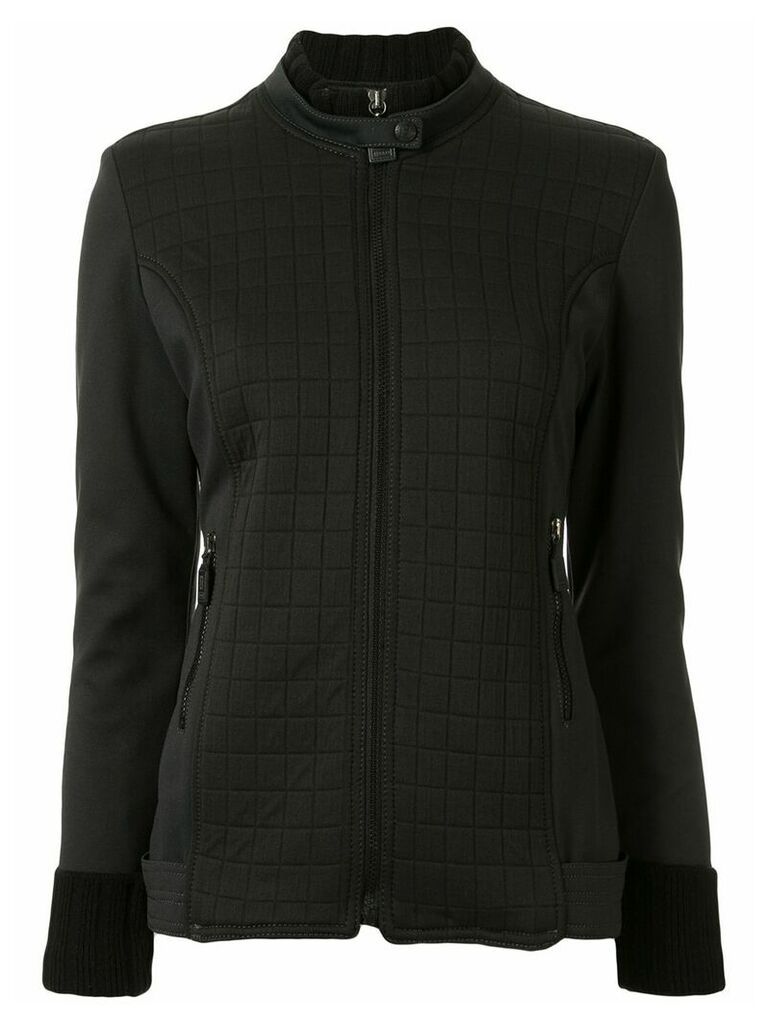 Fendi Pre-Owned zip-up long sleeve jacket coat - Green