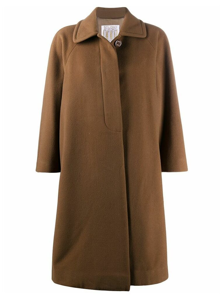Gianfranco Ferré Pre-Owned 1980s oversized coat - Brown