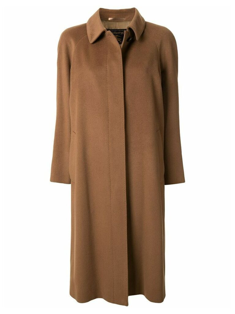Burberry Pre-Owned single-breasted coat - Brown